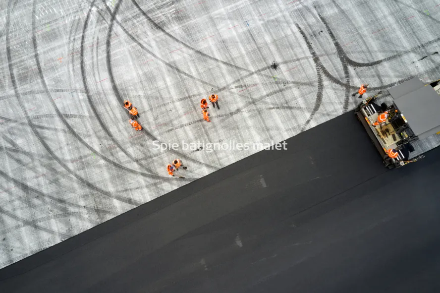 Photo SPIE BATIGNOLLES / MALET - Piste et tarmac