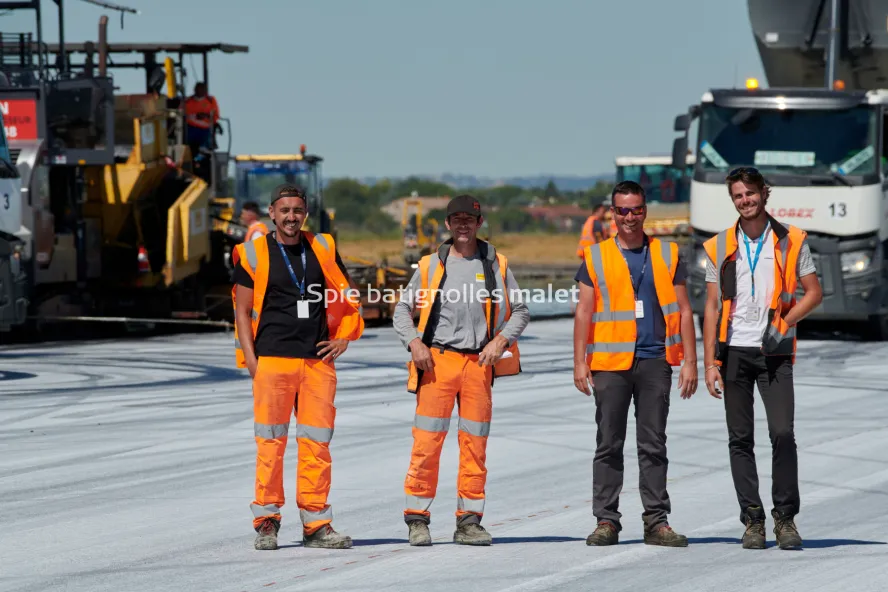 Photo SPIE BATIGNOLLES / MALET - Piste et tarmac