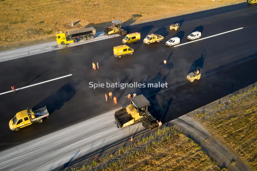 Photo SPIE BATIGNOLLES / MALET - Piste et tarmac