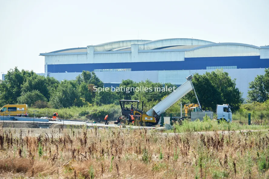 Photo SPIE BATIGNOLLES / MALET - Travaux sur le MEET