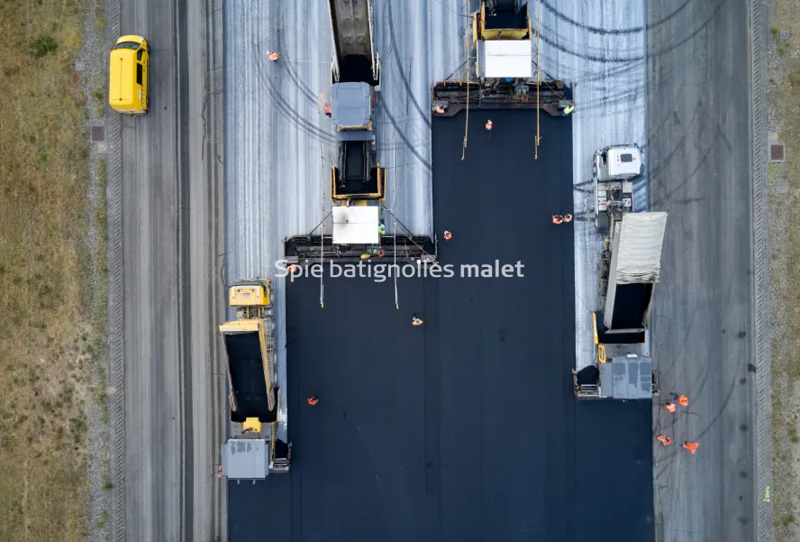 Photo SPIE BATIGNOLLES / MALET - Piste et tarmac