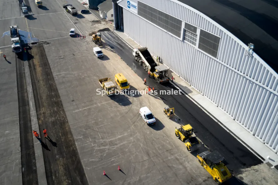 Photo SPIE BATIGNOLLES / MALET - Piste et tarmac