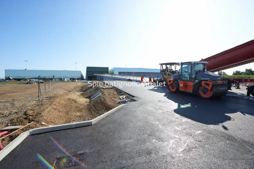 Photo SPIE BATIGNOLLES / MALET - Travaux sur le MEET
