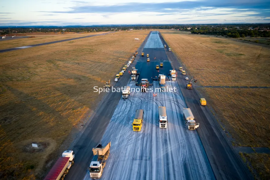Photo SPIE BATIGNOLLES / MALET - Piste et tarmac