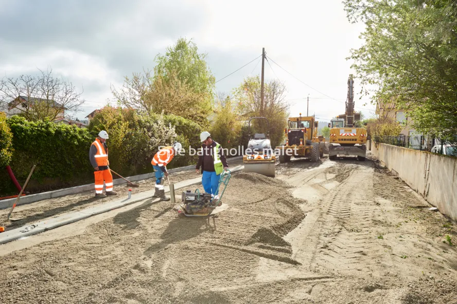 Photo SPIE BATIGNOLLES / MALET - Travaux pres LINEO5