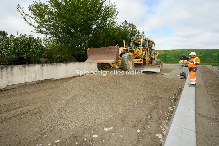 Photo SPIE BATIGNOLLES / MALET - Travaux pres LINEO5