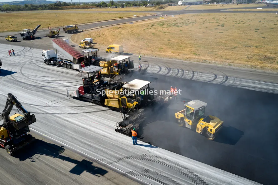 Photo SPIE BATIGNOLLES / MALET - Piste et tarmac