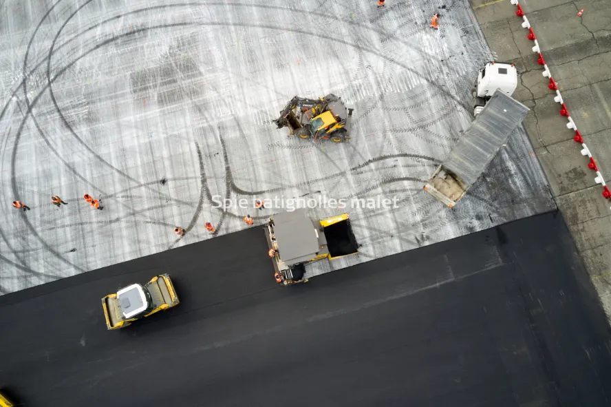 Photo SPIE BATIGNOLLES / MALET - Piste et tarmac