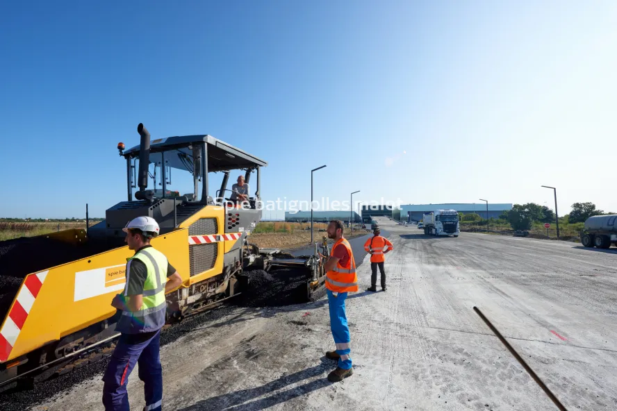 Photo SPIE BATIGNOLLES / MALET - Travaux sur le MEET