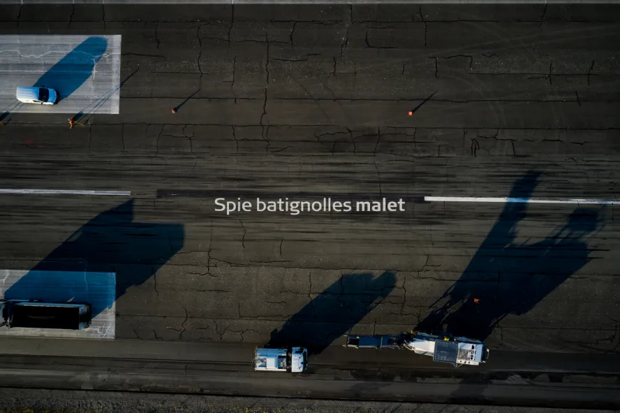 Photo SPIE BATIGNOLLES / MALET - Piste et tarmac