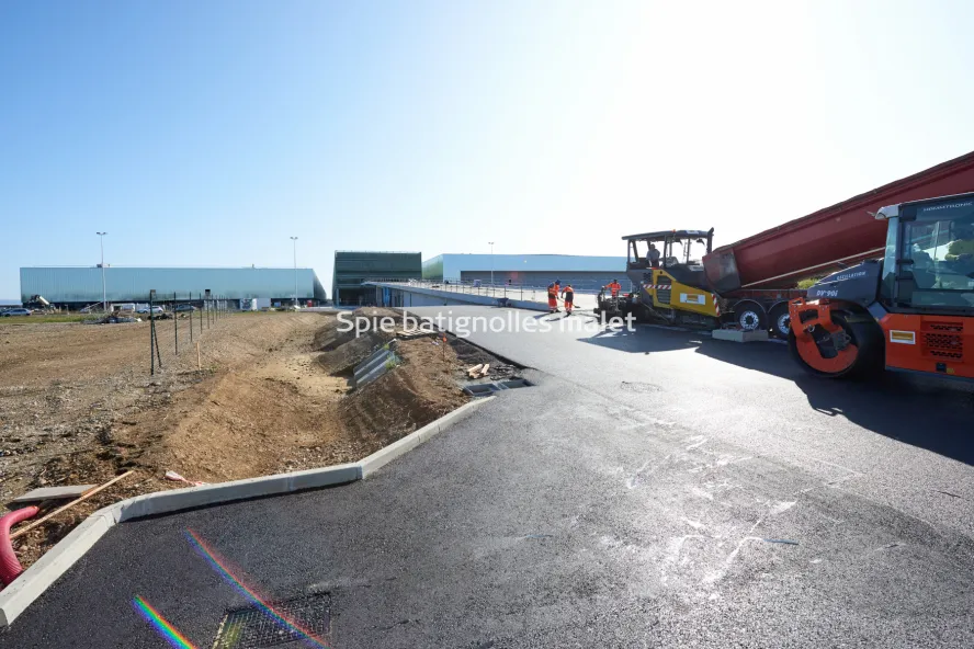 Photo SPIE BATIGNOLLES / MALET - Travaux sur le MEET